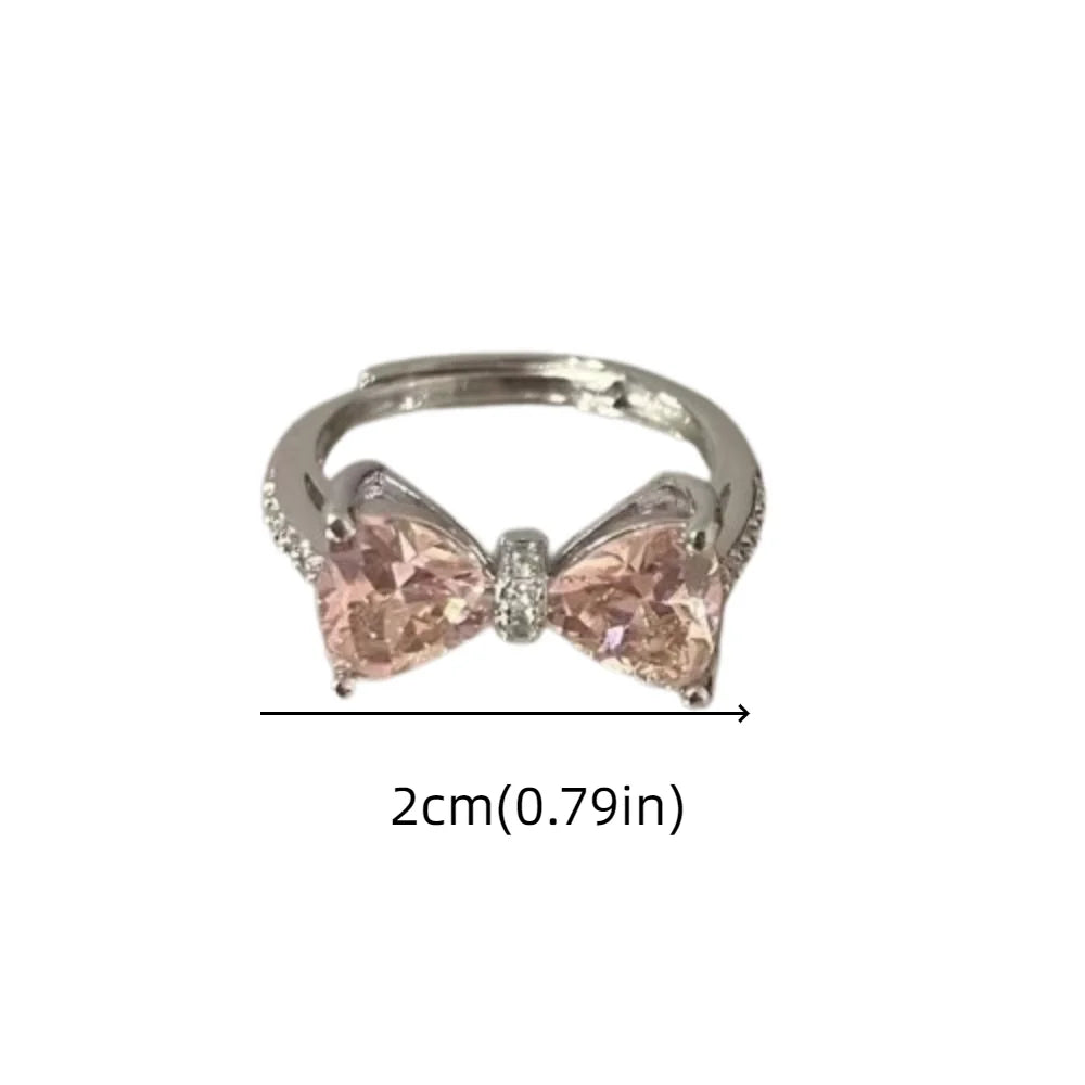 CZTICLE® Fashion Adjustable Bow Ring Jewelry