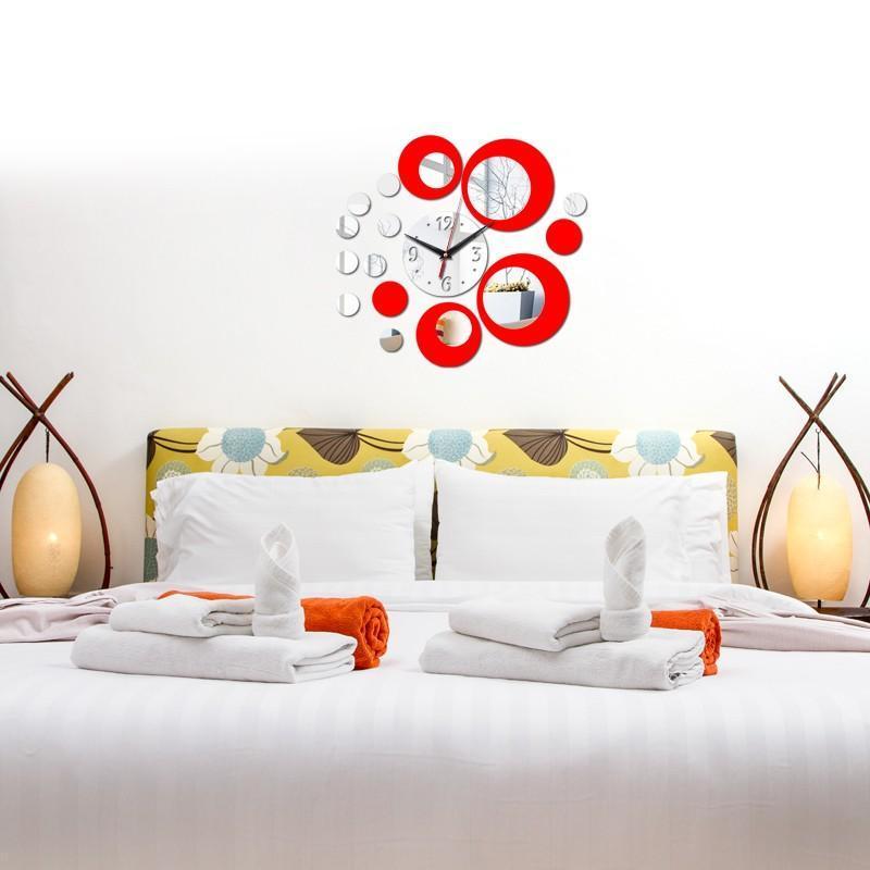 3D Clock Home Deco - Circle