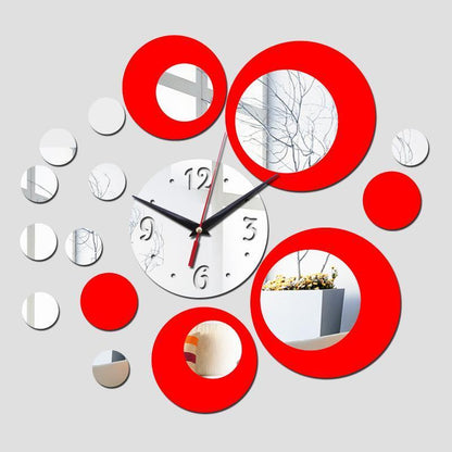 3D Clock Home Deco - Circle